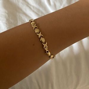 Vintage Gold XO Bracelet